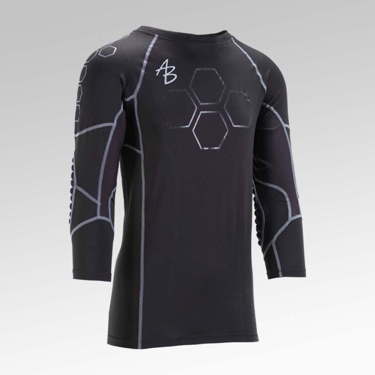 AB1 Elite Compression 3/4 Sleeve Padded Base Layer Training Top - AB1GK