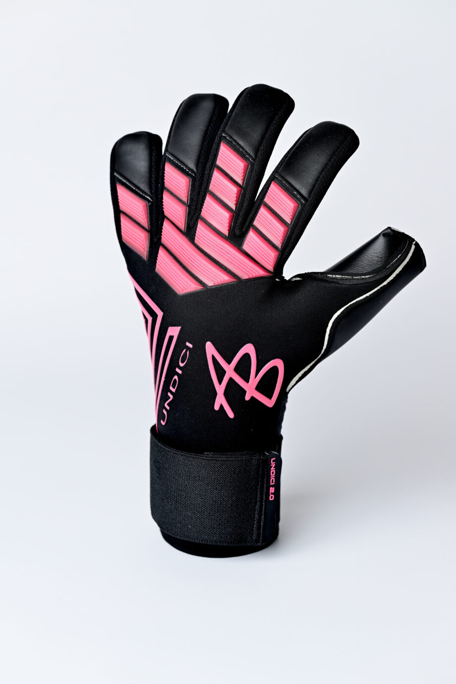 AB1 Undici 3.0 Nero Electric Pink Goalkeeper Gloves