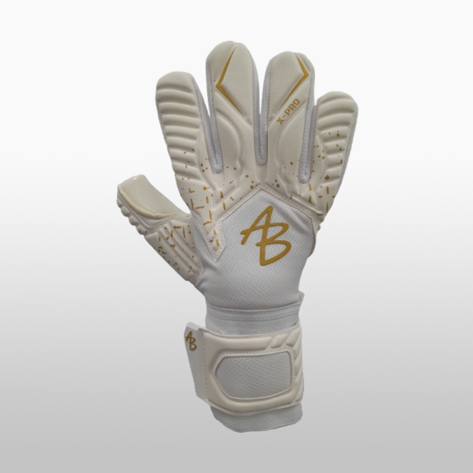 AB1 Galattico White - Gold Gloves Size 9