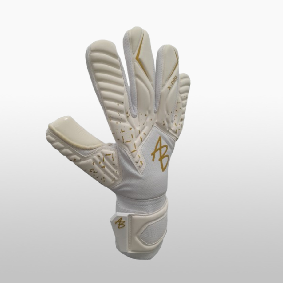 AB1 Galattico White - Gold Gloves Size 9