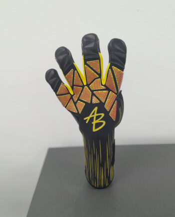 AB1 Black Orange Gloves Size 9 slightly worn