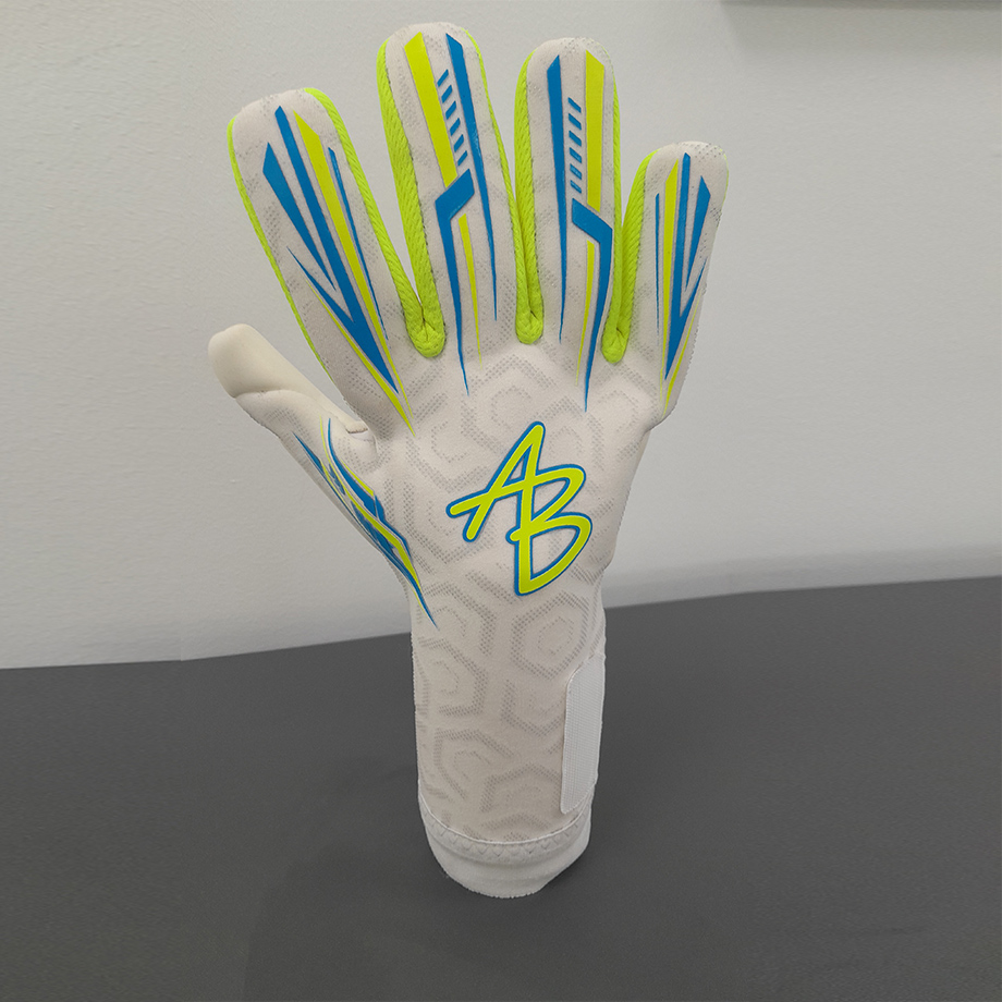 AB1 White Neon Gloves Size 9 slightly worn